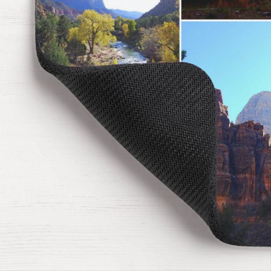 Zion National Park Collage Mousepad (Ecke)