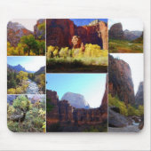 Zion National Park Collage Mousepad (Vorne)