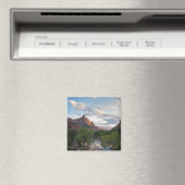 Zion National Park - Der Watchman-Magnet Magnet (In Situ (Geschirrspüler))