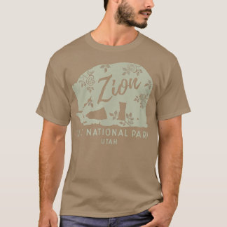 Zion National Park Floral Bear XO4U Original T-Shirt