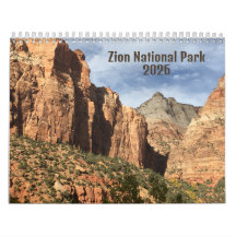 Zion National Park Fotokalender 2026