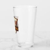 Zion National Park Illustration Retro Abzeichen Glas (Links)