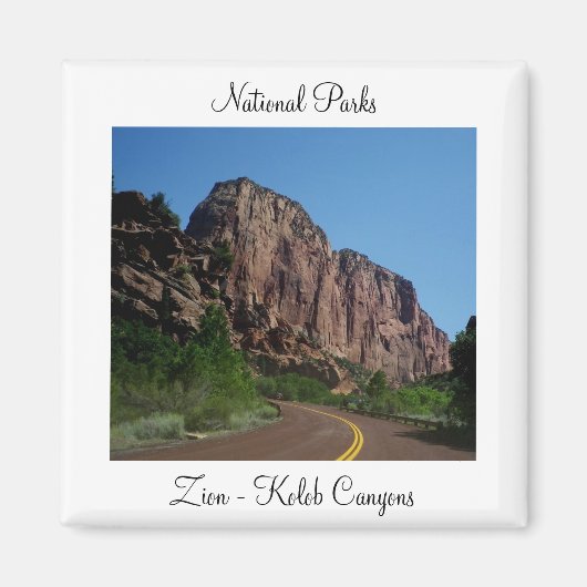 Zion National Park Magnet (Vorne)