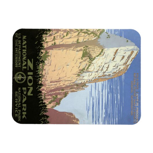 Zion National Park Magnet (Horizontal)
