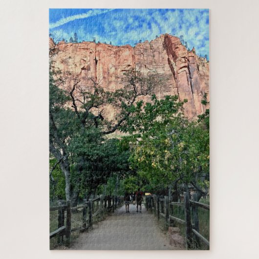Zion National Park Narrows Riverside Walk Trail Puzzle (Vertikal)