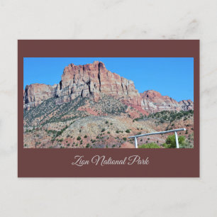 Zion National Park Postcard Feiertagspostkarte