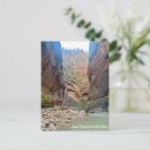 Zion National Park Postcard Postkarte (Stehend Vorderseite)