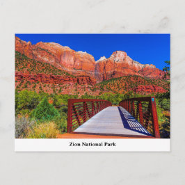 Zion National Park Postcard Postkarte