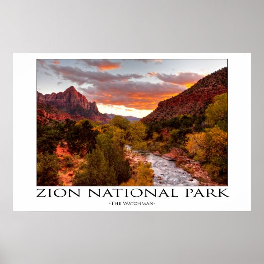 Zion National Park Poster (Vorne)