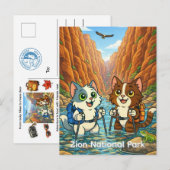 Zion National Park Postkarte (Vorne/Hinten)