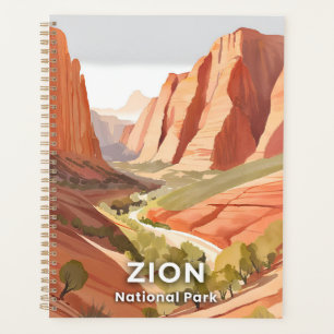 Zion National Park   Reise Aquarelltal Planer
