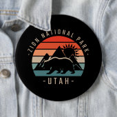 Zion National Park Retro Button (Beispiel)