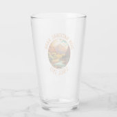 Zion National Park Retro Distressed Circle Glas (Rückseite)