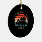 Zion National Park Retro Keramik Ornament (Rechts)