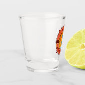 Zion National Park Retro Kompass Emblem Schnapsglas (Links)