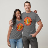 Zion National Park Retro Kompass Emblem T-Shirt (Unisex)