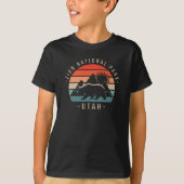 Zion National Park Retro T-Shirt (Vorderseite)