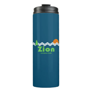 Zion National Park Retro Thermosbecher
