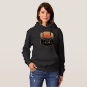 Zion National Park Retro Vintage Hoodie (Vorne ganz)
