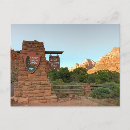 Zion National Park – Scenic Travel Postkarte (Vorderseite)