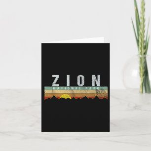Zion National Park T-Shirt Camping Wandern im T-Sh Karte