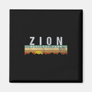 Zion National Park T-Shirt Camping Wandern T-Shirt Magnet
