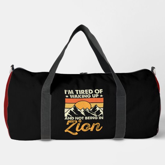 Zion National Park Trails Duffle Bag (Vorderseite)