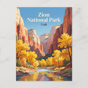 Zion National Park USA Postkarte
