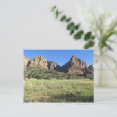 Zion National Park USA Postkarte (Stehend Vorderseite)