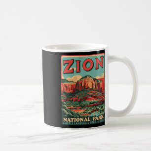 Zion National Park Utah Angels Landing Vintage Wan Kaffeetasse
