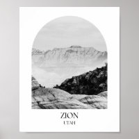 Zion National Park Utah Arch Foto Print