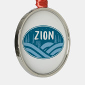 Zion National Park Utah Außenbereich Ornament Aus Metall (Rechts)