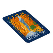 Zion National Park Utah Die Pfeile beunruhigt Magnet (Rechte Seite)