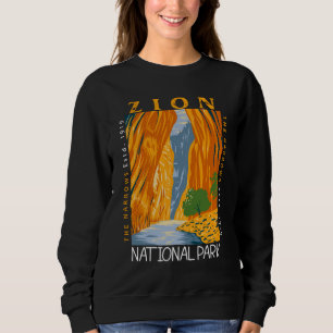 Zion National Park Utah Die Pfeile beunruhigt Sweatshirt
