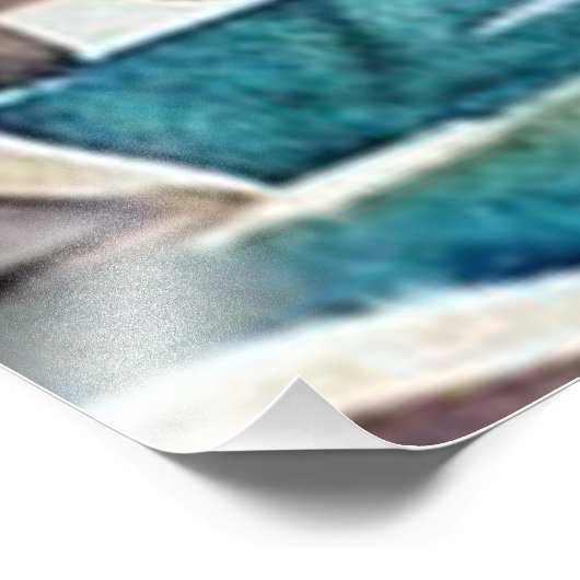 Zion National Park Utah Die Pfeile nach Wasserfarb Fotodruck (Ecke)