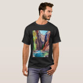 Zion National Park Utah Die Pfeile nach Wasserfarb T-Shirt (Vorne ganz)