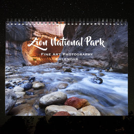 Zion National Park Utah Fine Art Fotografy 2026 Kalender