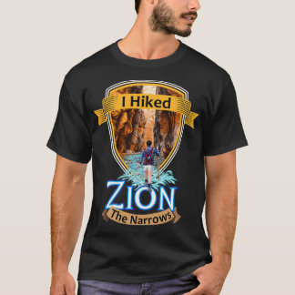Zion National Park Utah I Hikte die Pfeile Retro T-Shirt