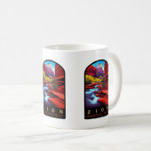 Zion National Park Utah Kaffeetasse (VorderseiteRechts)
