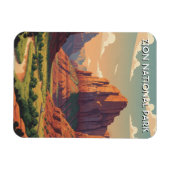 Zion National Park Utah Magnet (Horizontal)