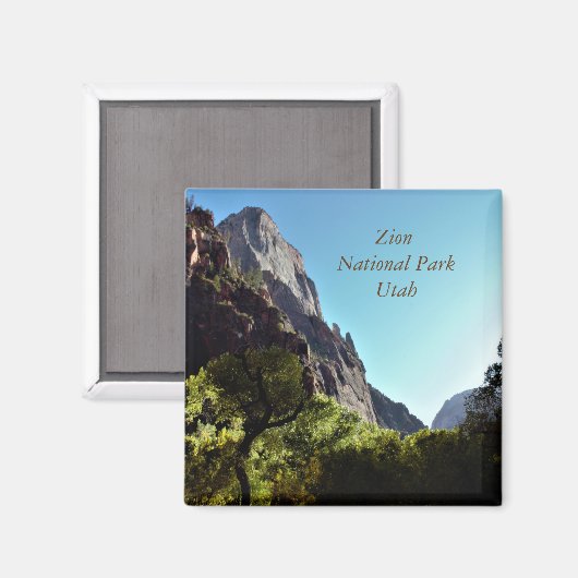 Zion National Park Utah Magnet (Vorderseite/Rückseite)