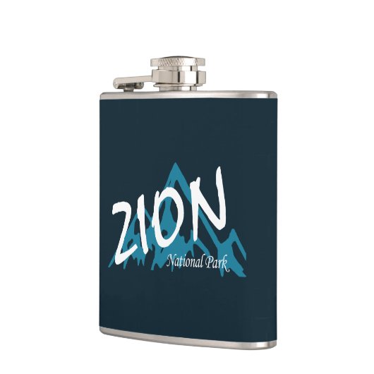 Zion National Park Utah Mountains Flachmann (Links)