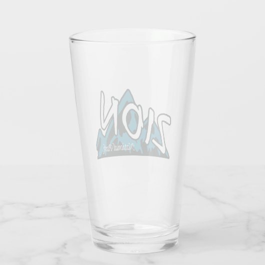 Zion National Park Utah Mountains Glas (Rückseite)