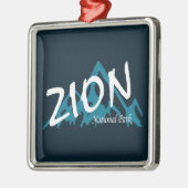 Zion National Park Utah Mountains Ornament Aus Metall (Links)