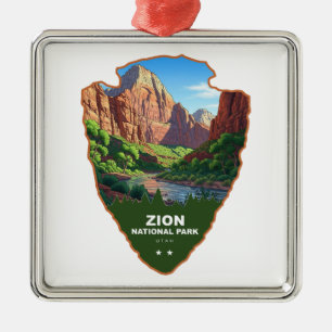 Zion National Park Utah Pfeilspitze Ornament Aus Metall