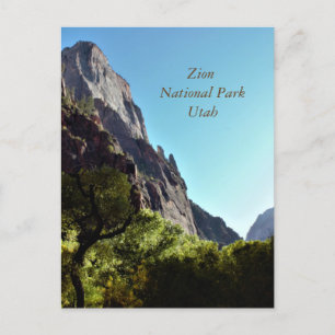 Zion National Park Utah Postcard Feiertagspostkarte