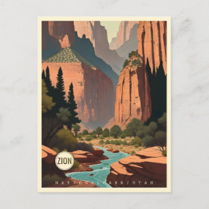 Zion National Park Utah Postkarte