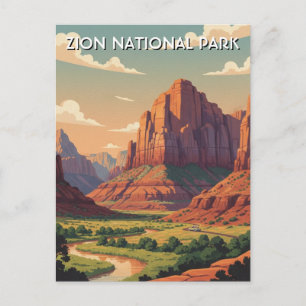 Zion National Park Utah Postkarte