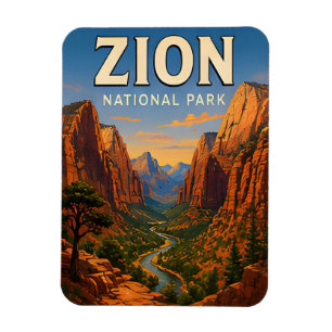 Zion National Park Utah Reise Geschenk Magnet