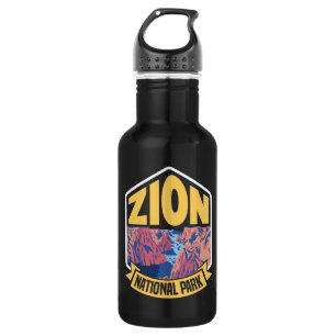 Zion National Park Utah Retro Edelstahlflasche